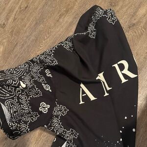 Amiri top with amiri shorts